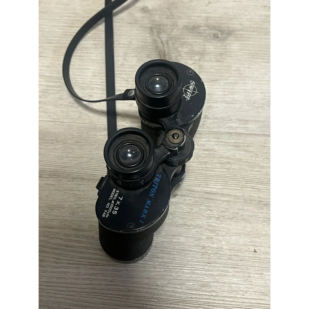 Swift Triton Mark‎ 1 7x35 376ft At 1000yds Binoculars Black Vintage Japan
